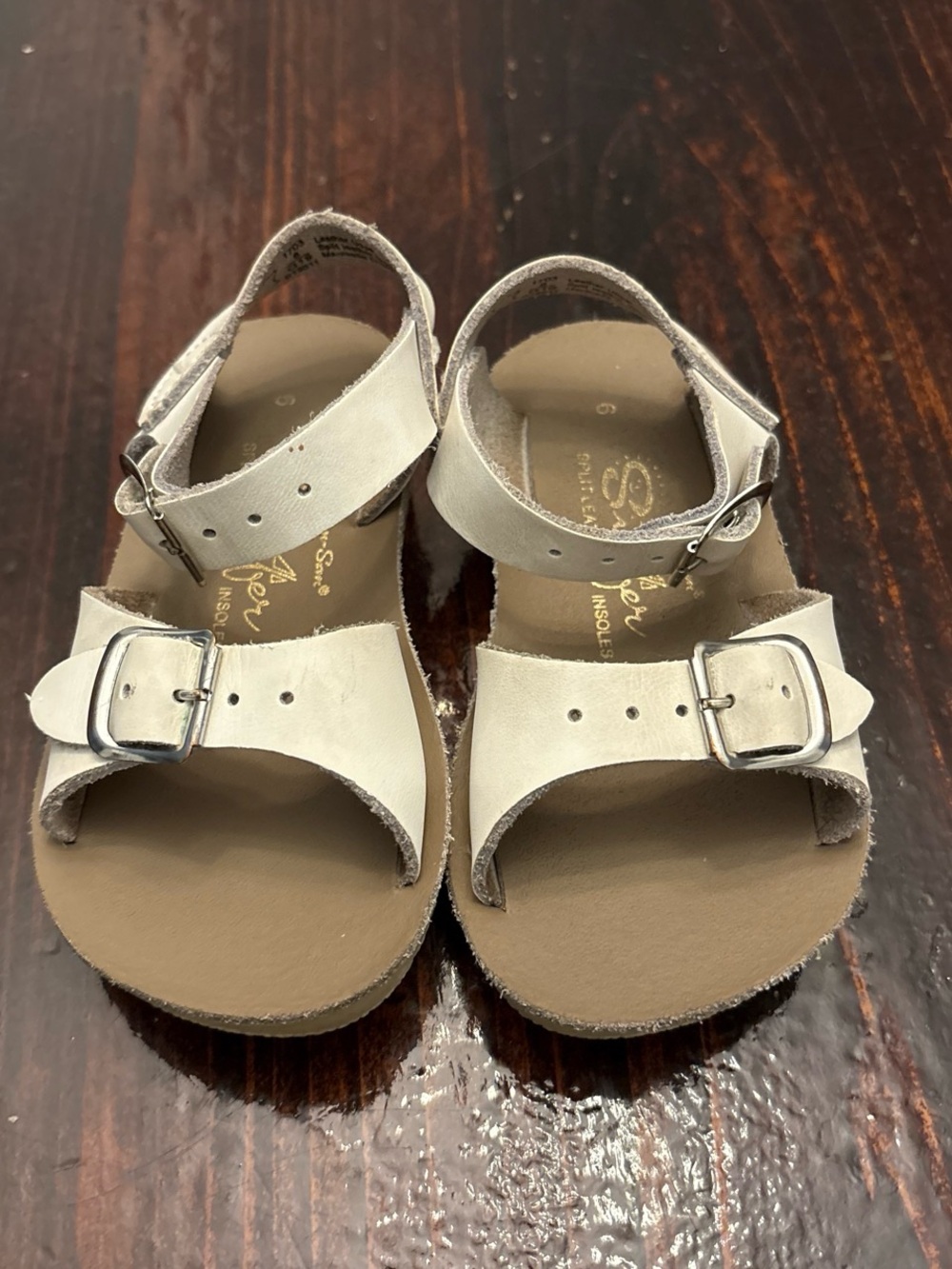 Classic White Baby Walker Sandals